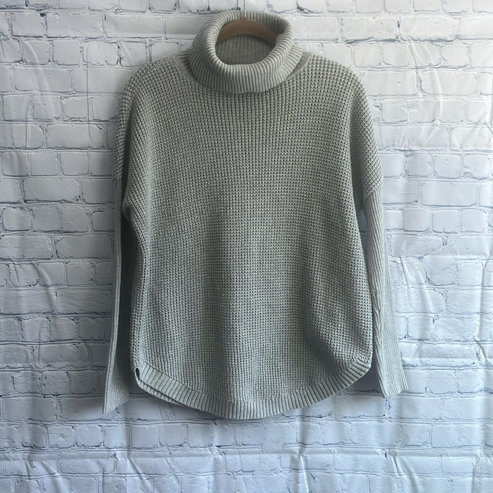 MICHAEL Michael Kors gray turtleneck knit sweater women's size small